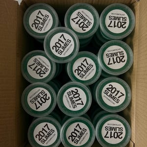 Slime Mystery Box GEUR in containers met klikdeksel - lees beschrijving! VK: