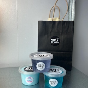 Slime Mystery Box GEURDE in containers met klikdeksel - lees de beschrijving! VK:
