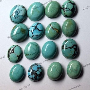 Natural Tibetan Turquoise Oval Cabochon 12X16MM To 18X25MM Loose Gemstone Free Shipping 12X16MM,13X18MM,15X20MM,16X20MM,18X25MM.