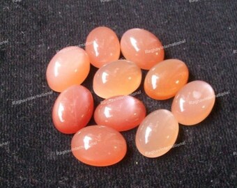 Natuurlijke perzik-maansteen ovale cabochon 5 x 7 MM-12 x 16 MM losse edelsteen gratis verzending 5 x 7 MM, 6 x 8 MM, 7 x 9 MM, 8 x 10 MM, 10 x 12 MM, 10 x 14 MM, 12 x 16 mm.
