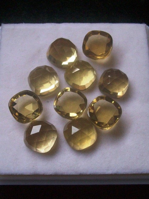 Lovely Lot Natural Citrine 6x6 mm Round Rose Cut Loose Gemstone TOP SALE! 