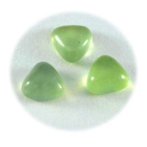 AAA Quality Prehnite Chalcedony Trillion Cabochon 5MM-10MM Loose Gemstone Free Shipping 5X5MM,6X6MM,7X7MM,8X8MM,9X9MM,10X10MM.