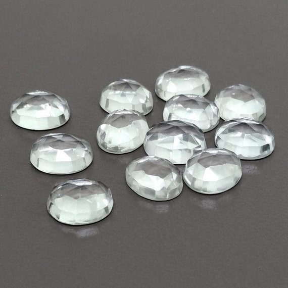 White Topaz Natural Octagon Faceted Cut 4X6mm to 10X14mm Loose Gemstone 