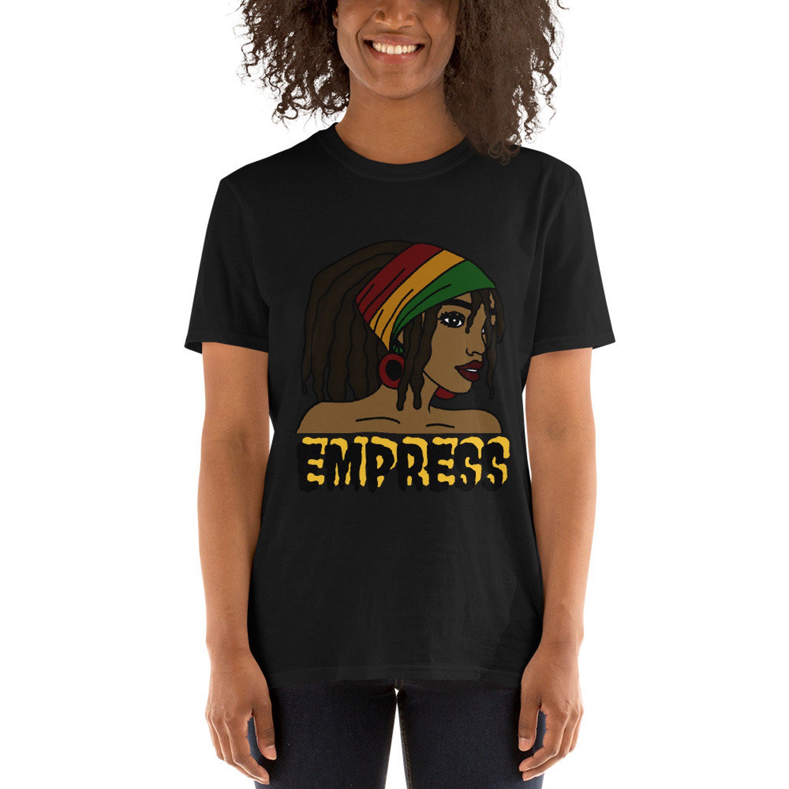 Rasta Queen Shirt Rastafarian Ethiopian Empress Jamaican - Etsy