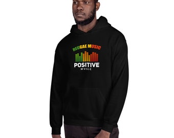 Reggae shirt, Rastafarian, Ethiopian, Jamaican, Rasta, Kingston, Reggae music Unisex Hoodie