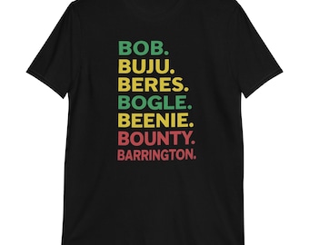 Reggae Music shirt , Dancehall Artist, Jamaica, Bob, Beres Hammond, Buju Banton, Unisex T-Shirt