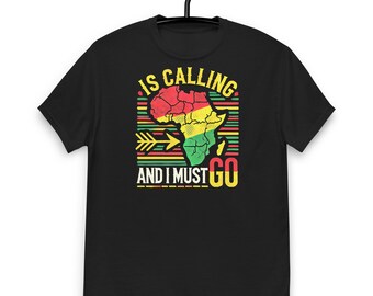 African t shirt, Africa is Calling, Love Africa Unisex classic tee