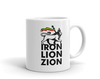 Iron Lion Zion Mug - Rasta, Reggae, Jamaica Mug