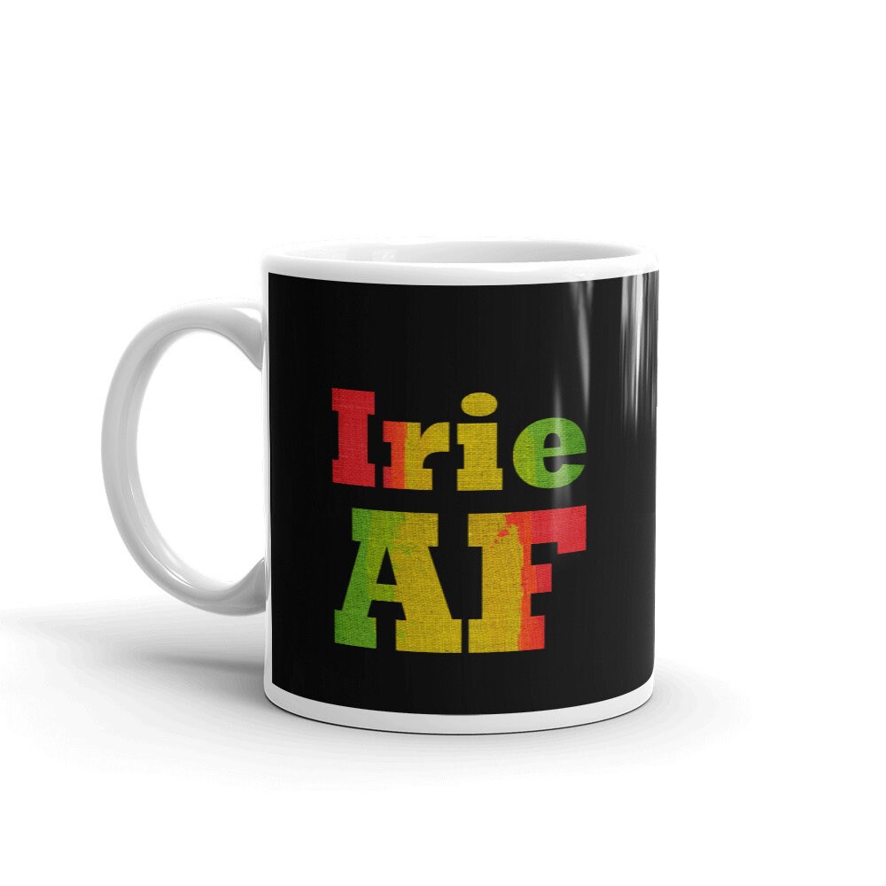 Irie Rasta Irie AF Mug, Rasta, Rastafarian, Jamaica Mug - Etsy