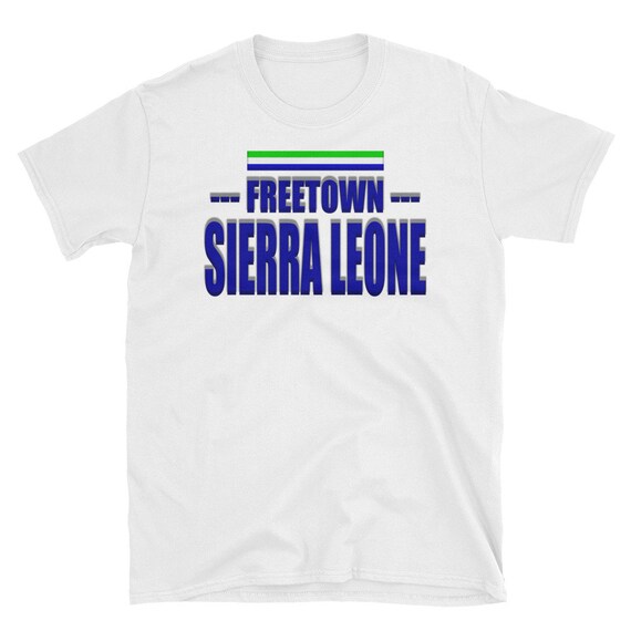 Sierra Leonean Flag Shirt Vintage Made In Sierra Leone Gift Sierra Leonean Flag Shirt Vintage Made In Sierra Leone Gift
