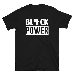 Camiseta unisex Camisa africana, Poder negro, Mapa de África, Historia negra