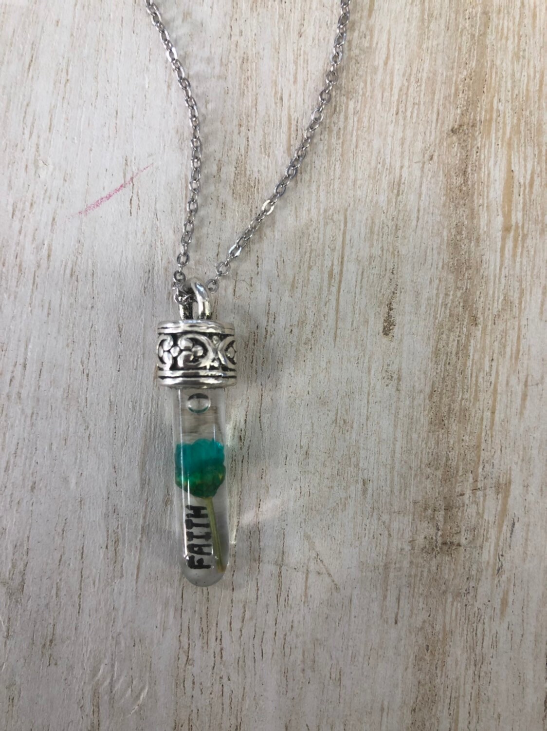 Name on grain of rice necklace Etsy