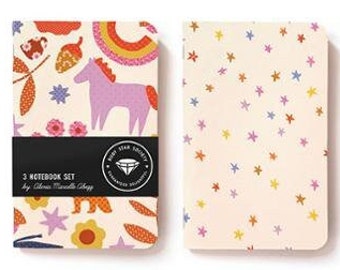 Moda RSS Ruby Star Society Small Notebook Meadow 3 Count RS 7066 Gift Item