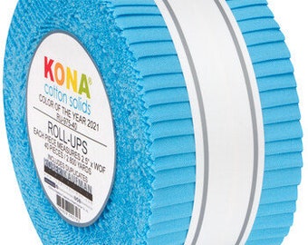 KONA Cotton 30/'s Palette by Darlene Zimmerman Bundle JELLY ROLL 40 2.5-inch Strips from Robert Kaufman ru-583-40