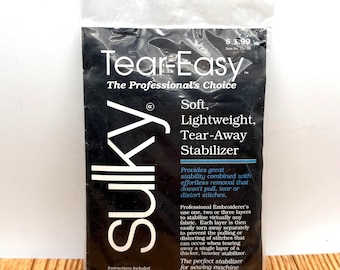 Sulky Tear Easy Lightweight Tear Away Stabilizer 20 x 36 Inch 751-01