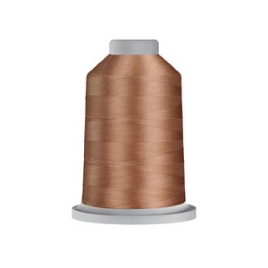 May include: A spool of brown embroidery thread.