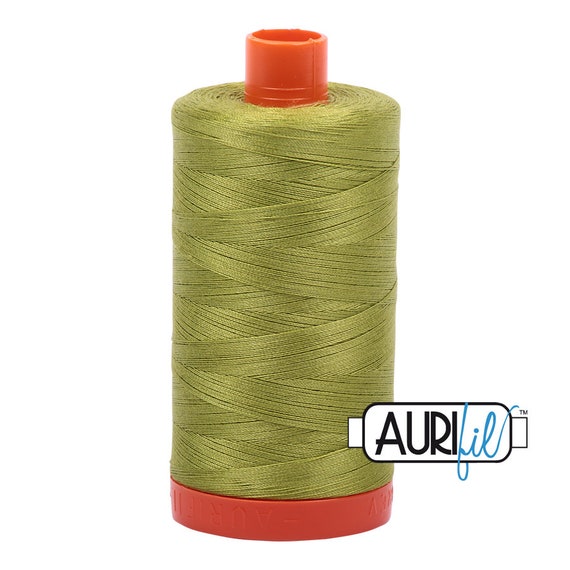 Aurifil Cotton Mako 1147 Light Leaf Green 50wt Aurifil Cotton Mako 1147 Light Leaf Green 50wt