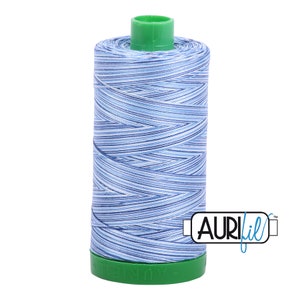 AURIFIL 50wt - 1300m #4655 - Variegated Storm at Sea main image 1