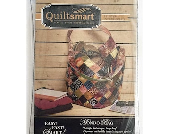 Quiltsmart Mondo Bag Instructions with Printed Fusible Interfacing