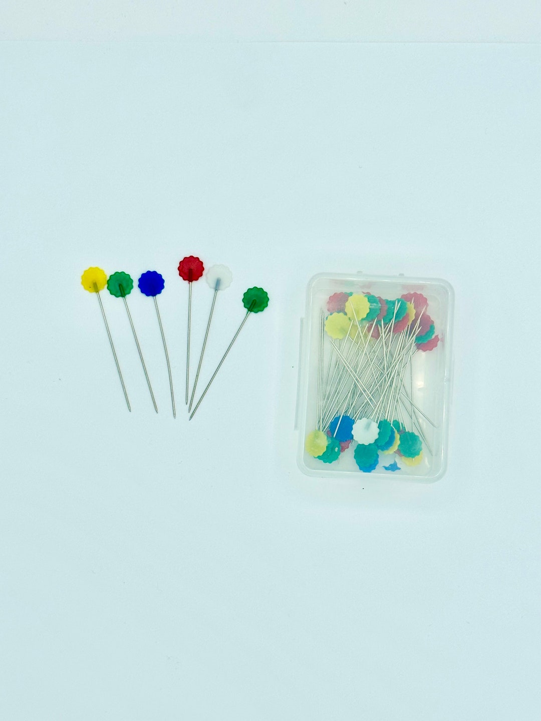 Flower Head Pins No Melt Technology Pins Boxed Sewing Quilting Pins 50