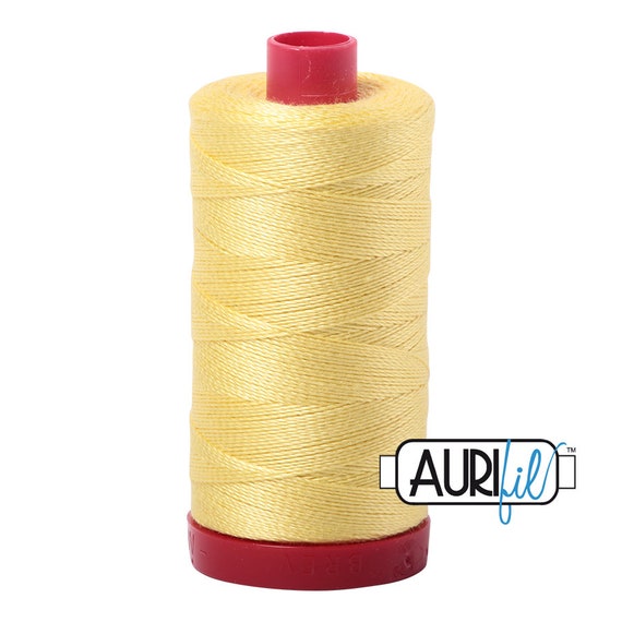 Aurifil 50 wt Cotton 2115 Lemon Aurifil 50 wt Cotton 2115 Lemon