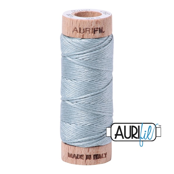 Aurifil 50 wt Cotton 2847 Bright Grey Blue Aurifil 50 wt Cotton 2847 Bright Grey Blue