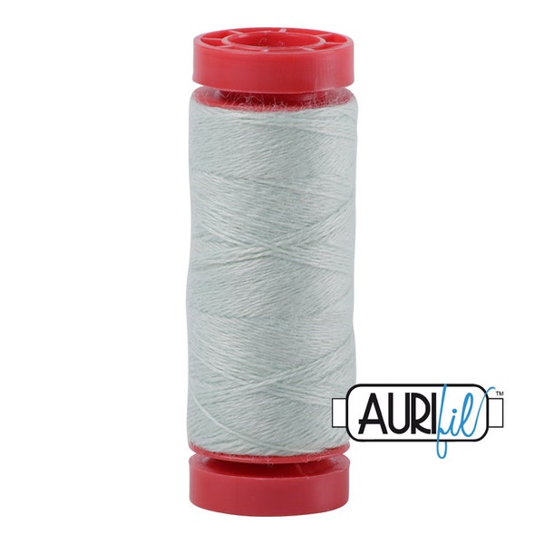 Aurifil LANA WOOL 8942 Light Sage Green 12 Weight Wt 50 Meters 54 Yards Spool Quilt Wool Quilting Thread