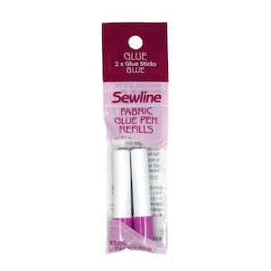 Sewline Glue Pen Refill Blue EPP English Paper Piecing Baste Fabric Glue 2 Pack FAB50013
