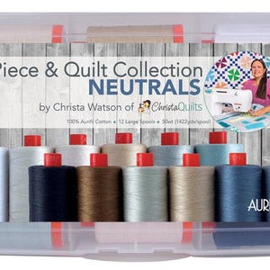 Aurifil Piece and Quilt Collection by Christa Watson 50 weight Set of 12