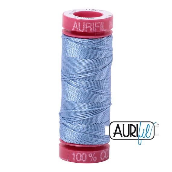 Aurifil Cotton Mako 2720 Light Delft Blue 50wt Aurifil Cotton Mako 2720 Light Delft Blue 50wt
