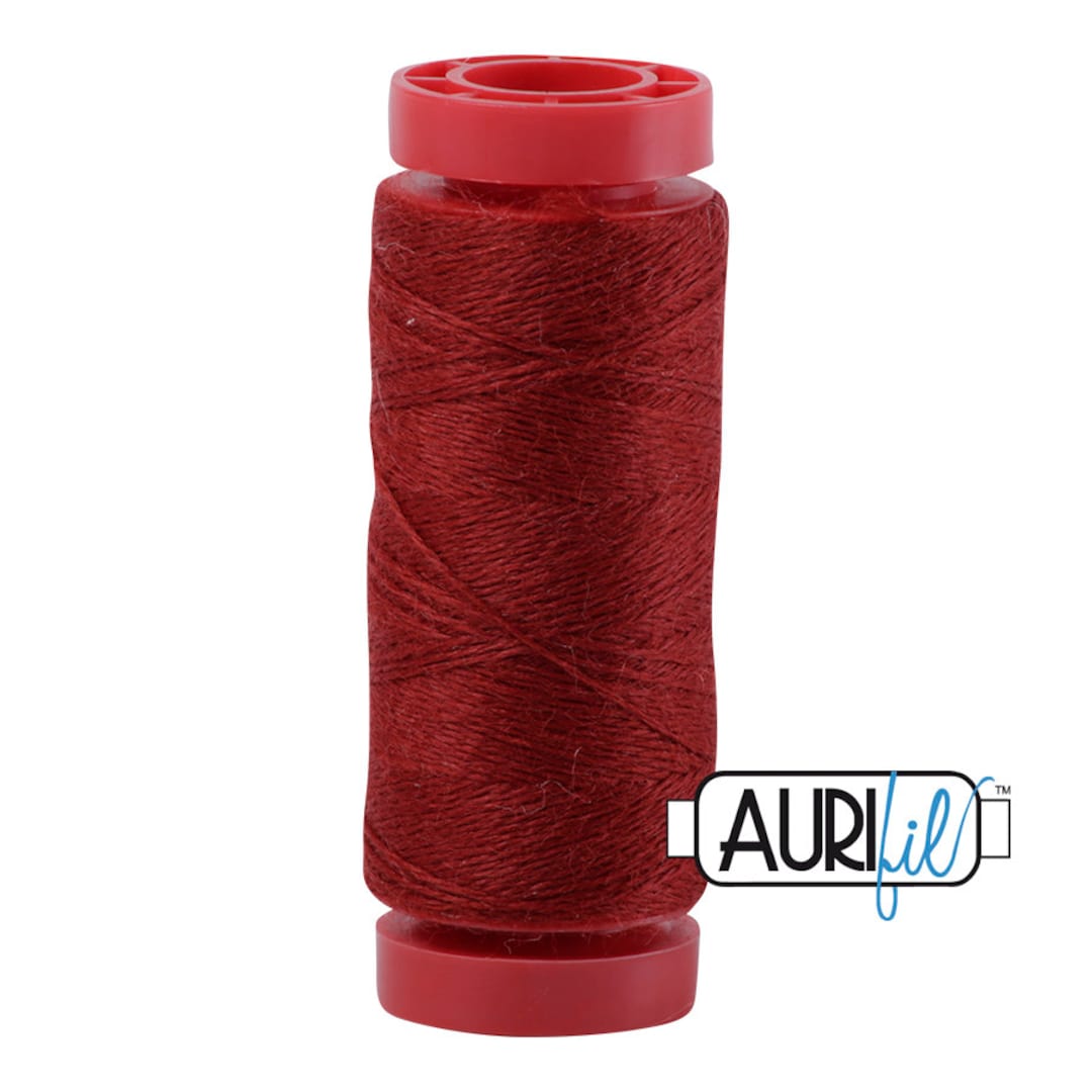 Aurifil LANA WOOL 8264 Burnt Crimson 12 Weight Wt 50 Meters 54 Yards