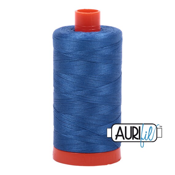 Aurifil Cotton Mako 2730 Delft Blue 50 wt Aurifil Cotton Mako 2730 Delft Blue 50 wt