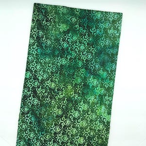 2 YARDS Java Batik Green Swirl Solid Marbled Watercolors Batik Cotton Fabric 2 Yard BTK240