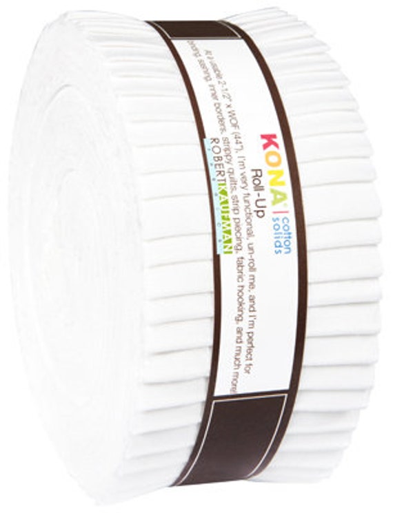 Robert Kaufman Kona Cotton White Solid Modern Background Quilting