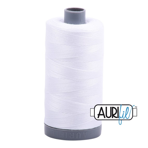 Aurifil 28 wt Cotton 2024 White Aurifil 28 wt Cotton 2024 White