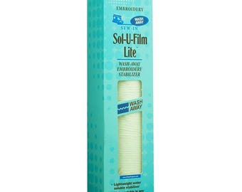 Pellon 553R Sol-U-Film Lite Sew In Stabilizer 12 Inch x 9 yard Boxed Roll