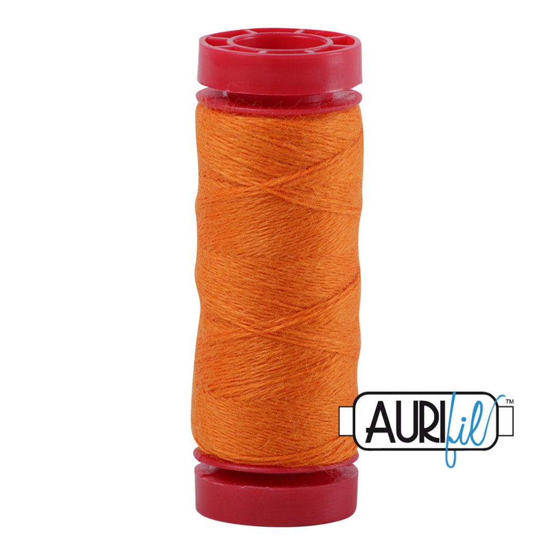 Aurifil LANA WOOL 8235 Cairo Bright Orange 12 Weight Wt 50 Etsy