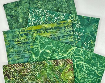 5 YARDS Batik Brown Orange Yellow Green Marbled Watercolors Batik ...
