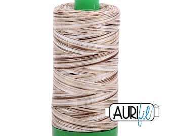 AURIFIL Variegated 4667 Nutty Nougat MAKO 40 Weight Wt 1000m 1094y Quilt Cotton Quilting Thread