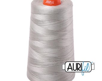 Aurifil 50 weight Cone Color 5021 Light Gray Grey