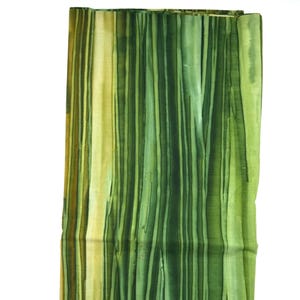 2 YARDS Java Batik Green Mottled Solid Marbled Watercolors Batik Cotton Fabric 2 Yard BTK242