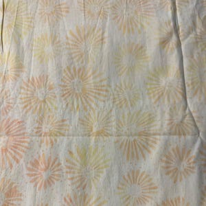 5 YARDS Java Batik Beige Cream Yellow Orange Floral Marbled Watercolors Batik Cotton Fabric 5 Yard BTK8