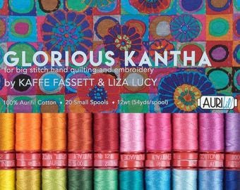 Aurifil GLORIOUS KANTHA Collection by Kaffe Fassett Liza Lucy