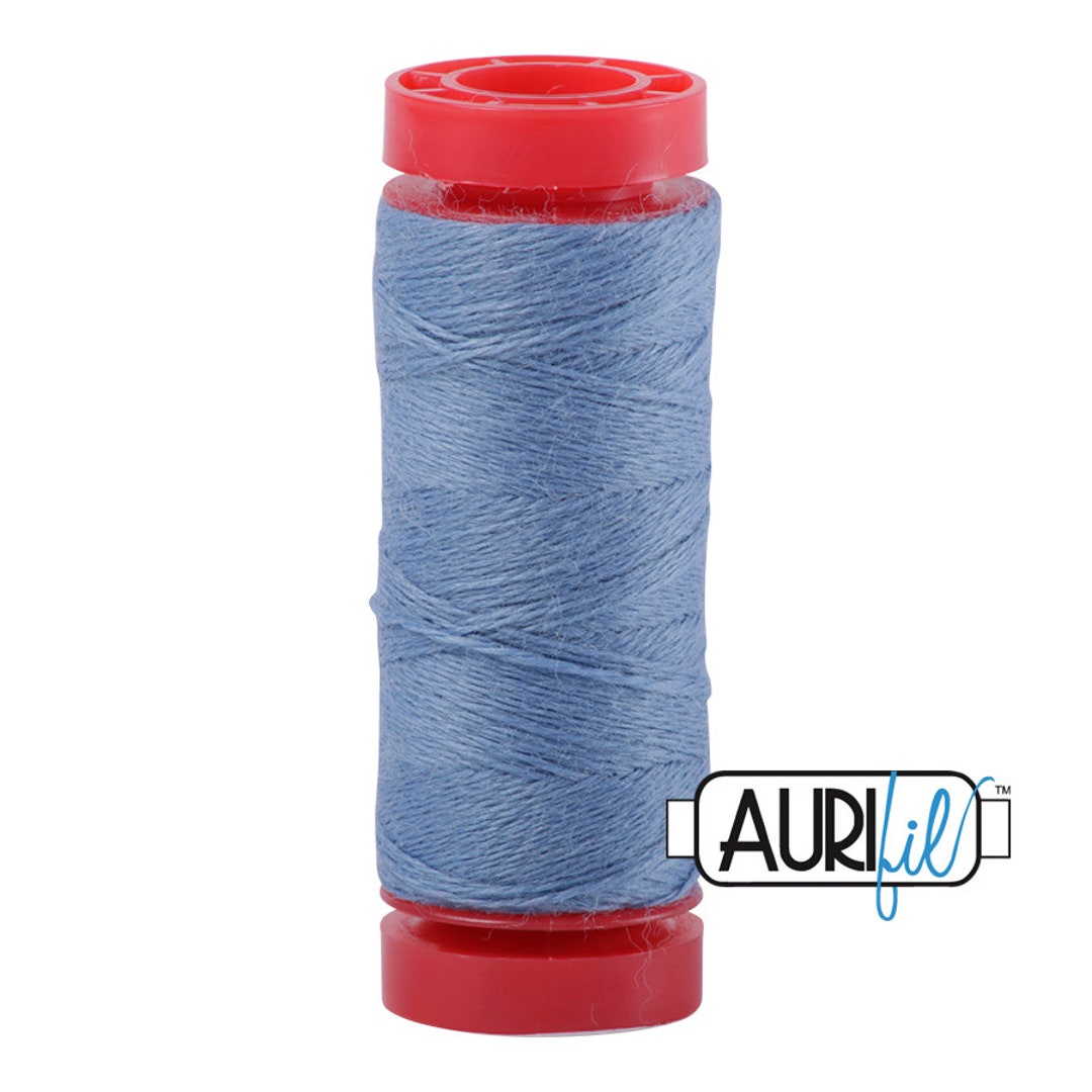 Aurifil LANA WOOL 8762 Muted Turquoise Blue 12 Weight Wt 50 Meters 54 aurifil-lana-wool-8762-muted-turquoise-blue-12-weight-wt-50-meters-54