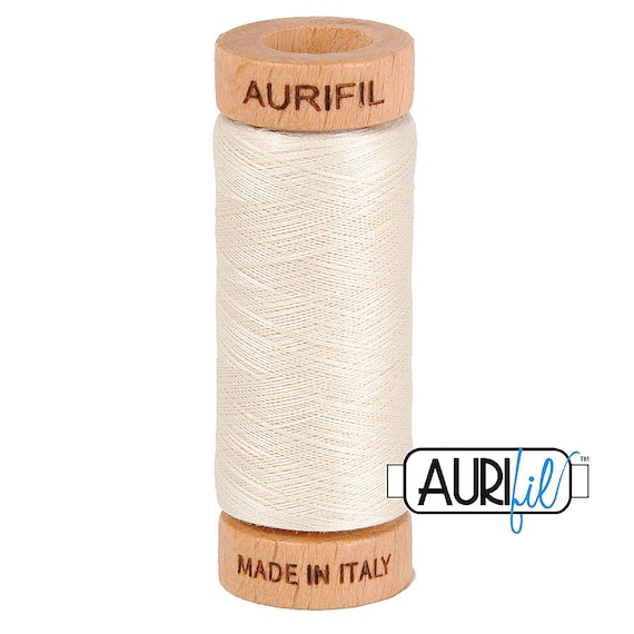Aurifil 80 wt Cotton 2309 Silver White Aurifil 80 wt Cotton 2309 Silver White