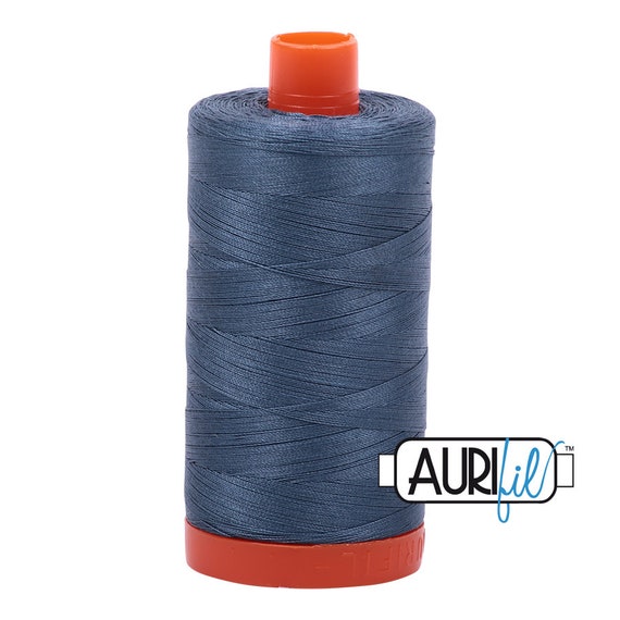 Aurifil Cotton Mako 1248 Dark Grey Blue 50 wt Aurifil Cotton Mako 1248 Dark Grey Blue 50 wt