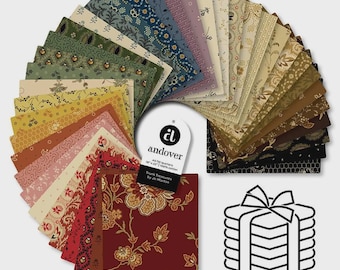 NEW Andover Jo Morton Trunk Treasures Civil War Reproduction Fabric 40 Fat Quarter Bundle