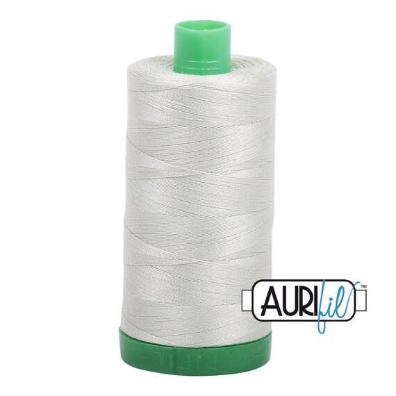 Aurifil Cotton Mako 2843 Light Grey Green 50wt Aurifil Cotton Mako 2843 Light Grey Green 50wt