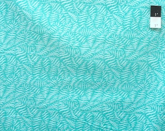 OOP FreeSpirit Tula Pink Fox Field Scribbles Dusk Blue Cotton Fabric Fat Quarter PWTP052