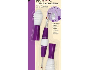DRITZ Seam-Fix Seam Fix Double-Sided Seam Ripper Purple with White Rubber Tips Product DRI949